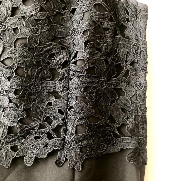 Beautiful black floral H&M dress - Picture 5 of 10